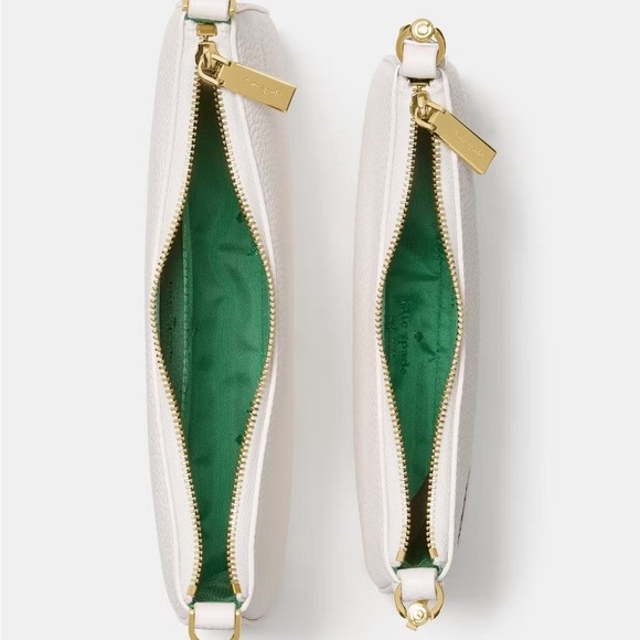 🔥Kate Spade Peanuts Snoopy Duet Small Leather Crossbody Bag Cream/Multi NWT - Picture 4 of 7